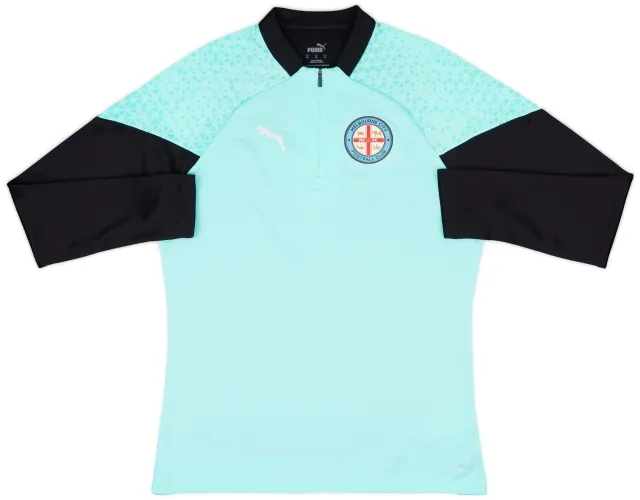 2023-24 Melbourne City Puma 1/4 Zip Training Top - As New - (M)