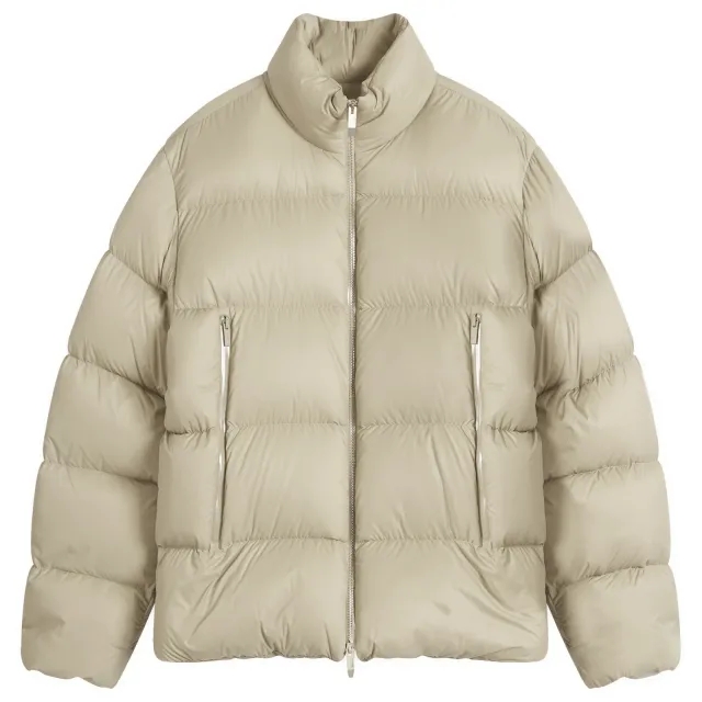 Moncler Men's Soft Touch Light Recycled Nylon Tarn Jacket Beige