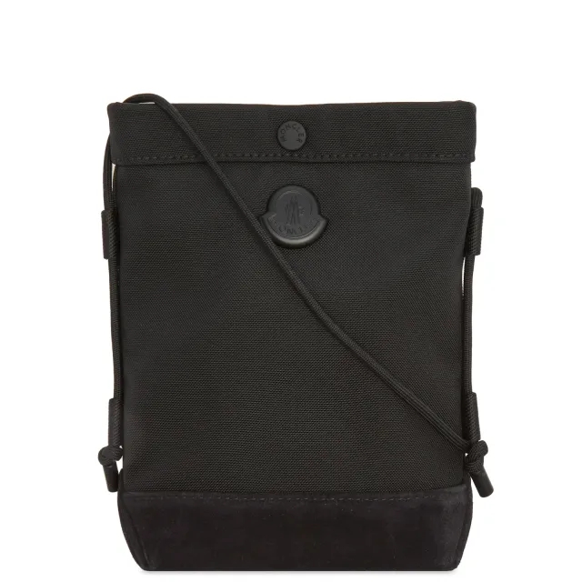 Moncler Men's Tech Crossbody Bag Black