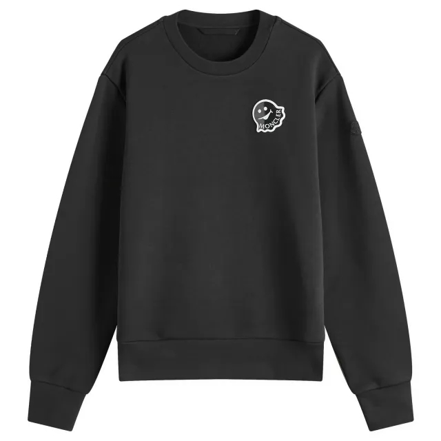 Moncler Men's Cotton Fleece Sweatshirt Grey