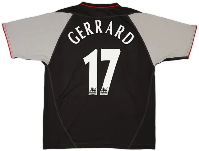 Reebok 2002-04 Liverpool Away Shirt Gerrard #17 - 8/10 - (L)