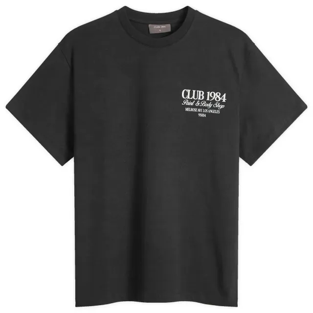 Club 1984 Men's Body Shop T-Shirt Black