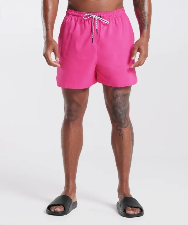 Gymshark 5 Swim Shorts - Bright Fuchsia