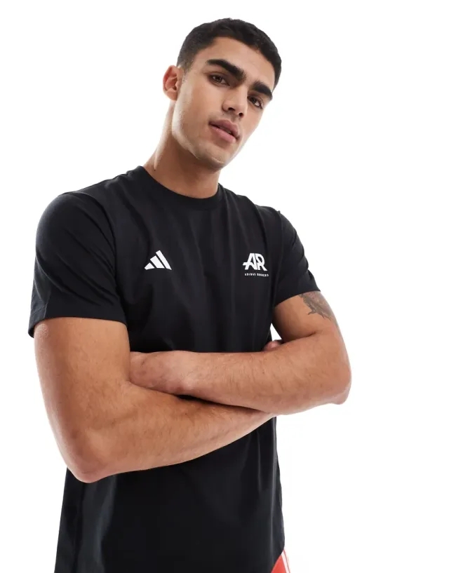 Adidas Running Own The Run T-Shirt In Black