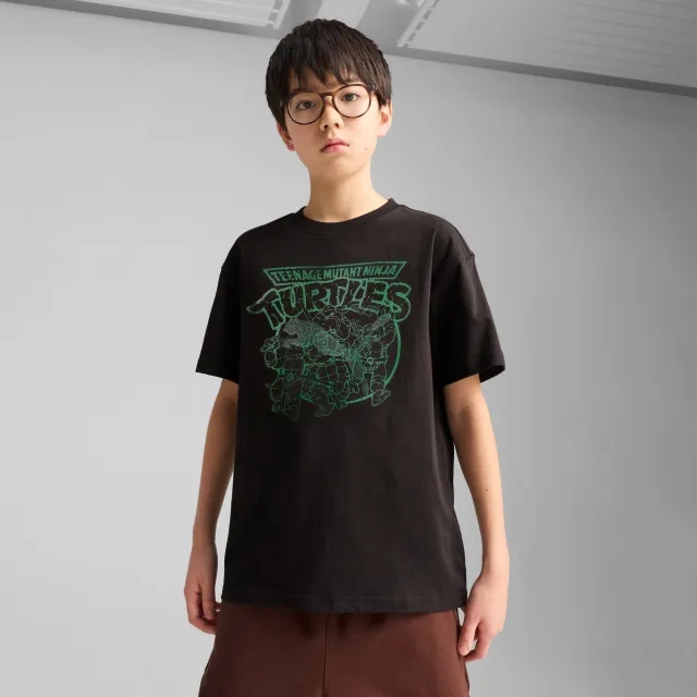 PUMA x Tmnt Relaxed Graphic T-Shirt Youth, Black