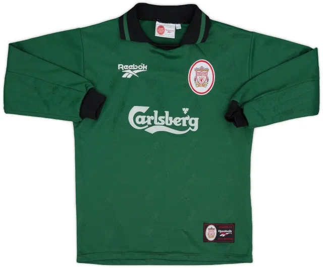 Reebok 1996-97 Liverpool GK Shirt - 8/10 - (M.Boys)