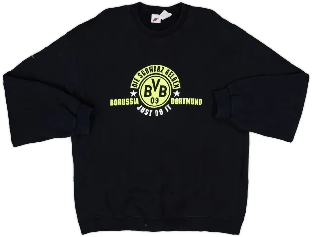 1995-96 Borussia Dortmund Nike Sweat Top - 6/10 - (XL)