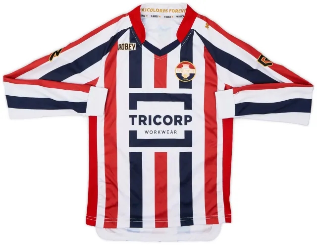 Robey 2014-15 Willem II Home L/S Shirt #2 - 8/10 - (S.Boys)