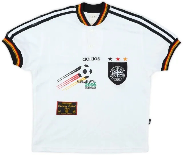 adidas 1996-98 Germany WM2006 Home Shirt - 7/10 - (M.Boys)