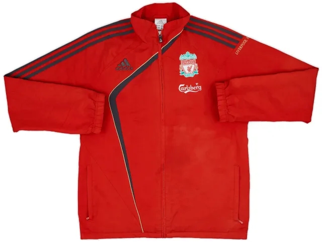 2009-10 Liverpool adidas Track Jacket - 8/10 - (M)