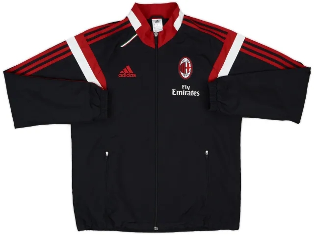 2014-15 AC Milan adidas Track Jacket - 9/10 - (M)