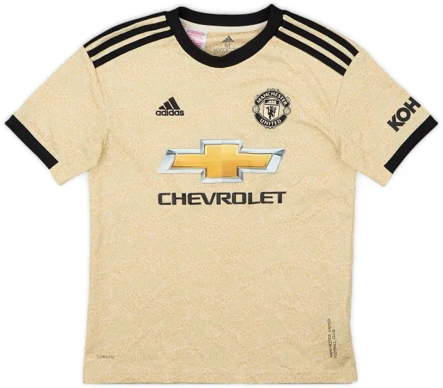 adidas 2019-20 Manchester United Away Shirt - 9/10 - (M.Boys)