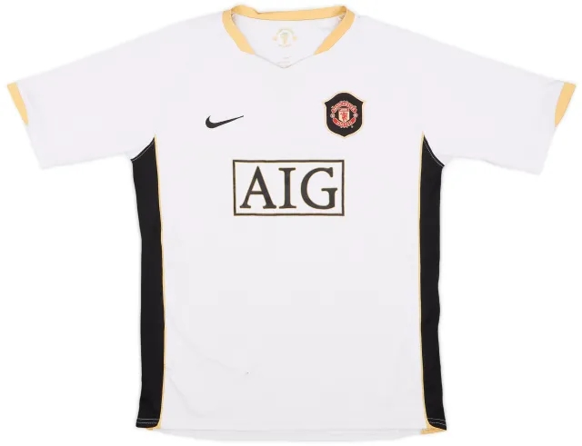 Nike 2006-08 Manchester United Away Shirt - 6/10 - (XL.Boys)