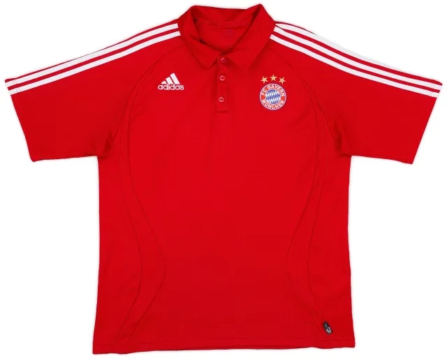 2006-07 Bayern Munich adidas Polo Shirt - 8/10 - (XL)