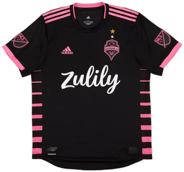 adidas 2019 Seattle Sounders Authentic Away Shirt - 8/10 - (L)