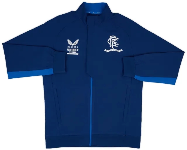 2022-23 Rangers Castore Track Jacket - 9/10 - (M)