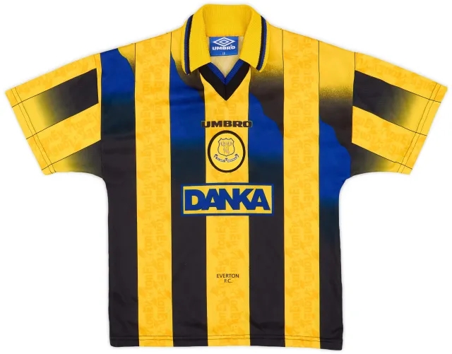 Umbro 1996-98 Everton Away Shirt - 7/10 - (L.Boys)