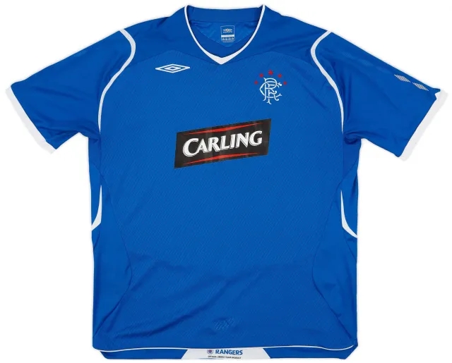 Umbro 2008-09 Rangers Home Shirt - 8/10 - (XXL)
