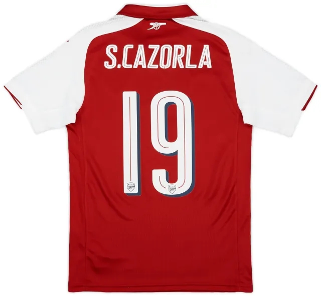 Puma 2017-18 Arsenal Home Shirt S.Cazorla #19 (XS)