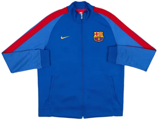 2017-18 Barcelona Nike Track Jacket - 8/10 - (L)