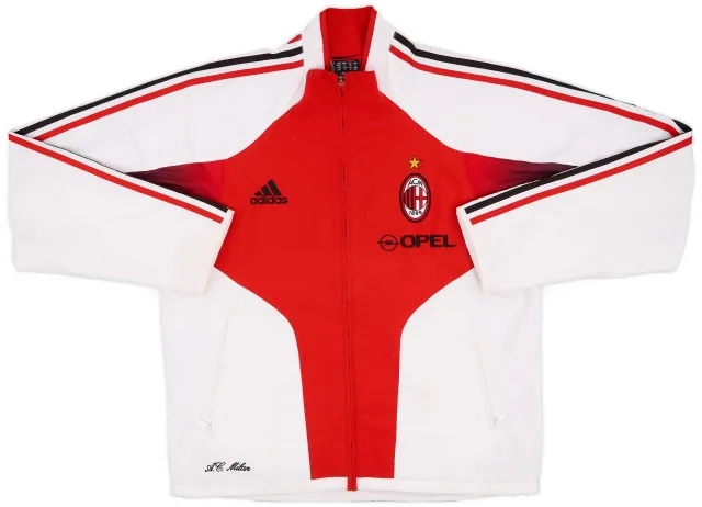 2004-05 AC Milan adidas Track Jacket - 5/10 - (M/L)