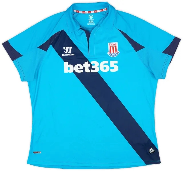 adidas 2014-15 Stoke City Away Shirt - 8/10 - (Women's L)