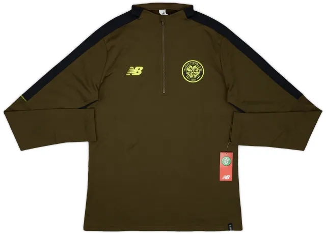 2018-19 Celtic New Balance 1/4 Zip Training Top (L)