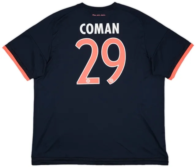 adidas 2015-16 Bayern Munich Third Shirt Coman #29 (XXL)