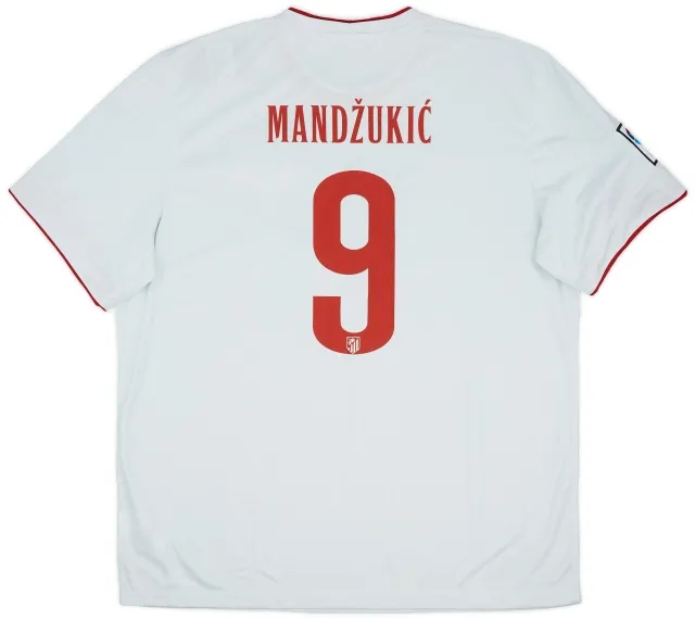 Nike 2014-15 Atletico Madrid Away Shirt Mandzukic #9 (XXL)