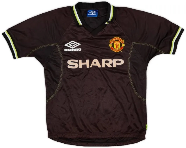 Umbro 1998-99 Manchester United Third Shirt Beckham #7 - 7/10 - (Y)
