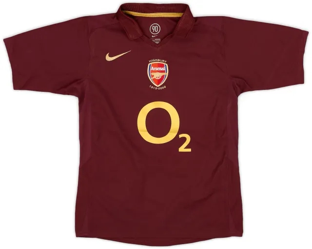 Nike 2005-06 Arsenal Home Shirt - 9/10 - (M.Boys)