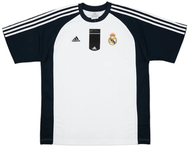 2003-04 Real Madrid Basketball adidas Training Shirt (M)