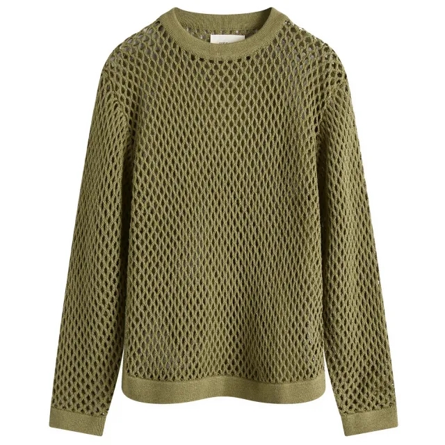 Heresy Women's Skein Mesh Crew Green