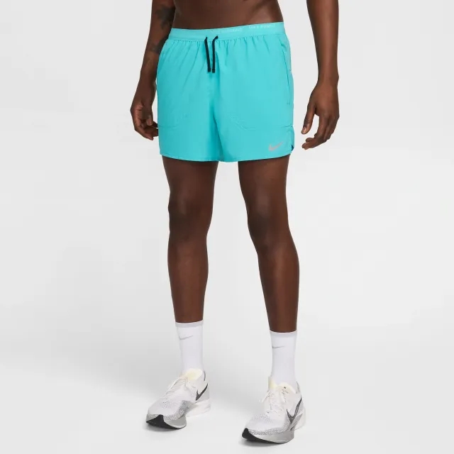Nike Stride Men's Dri-FIT 13cm (approx.) Brief-Lined Running Shorts - Green - Polyester