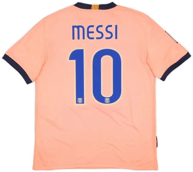 Nike 2009-10 Barcelona Away Shirt Messi #10 - 6/10 - (M)