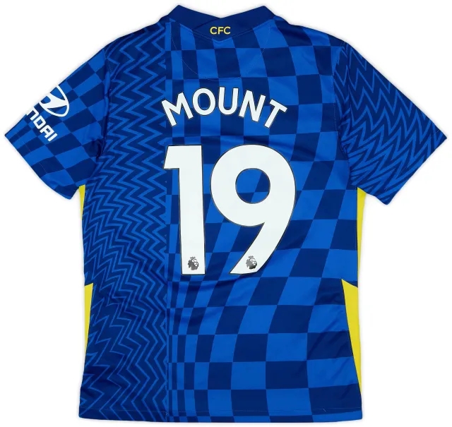 Nike 2021-22 Chelsea Home Shirt Mason #19 - 9/10 - (M)