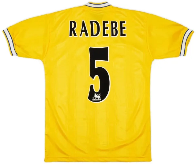 Puma 1996-99 Leeds United Away Shirt Radebe #5 - 8/10 - (S)