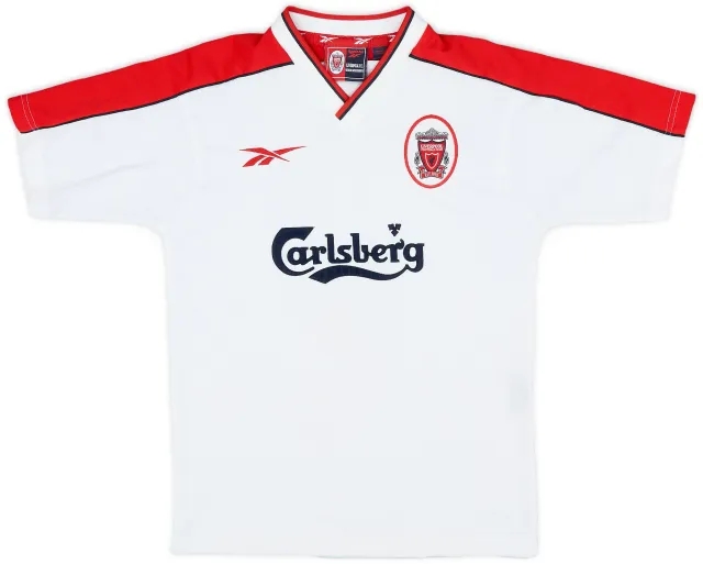 Reebok 1998-99 Liverpool Away Shirt - 7/10 - (M.Boys)