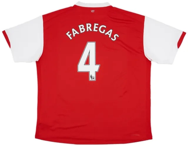 Nike 2006-08 Arsenal Home Shirt Fabregas #4 - 5/10 - (XXL)