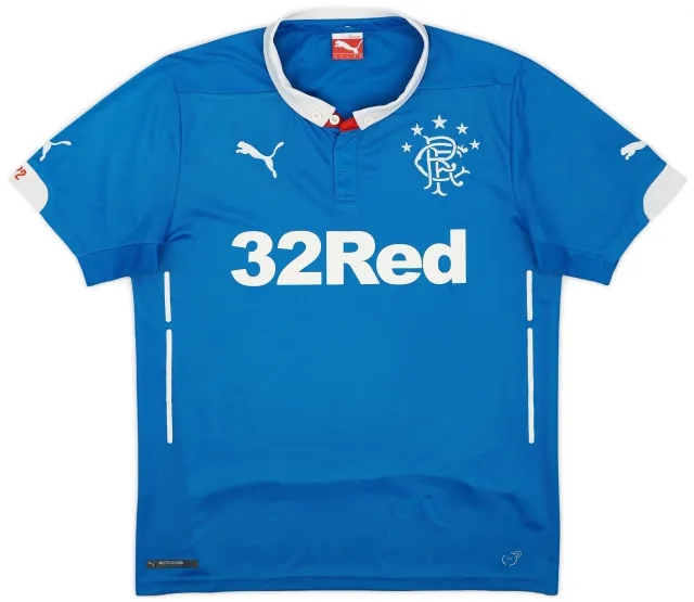 Puma 2014-15 Rangers Home Shirt - 8/10 - (S)