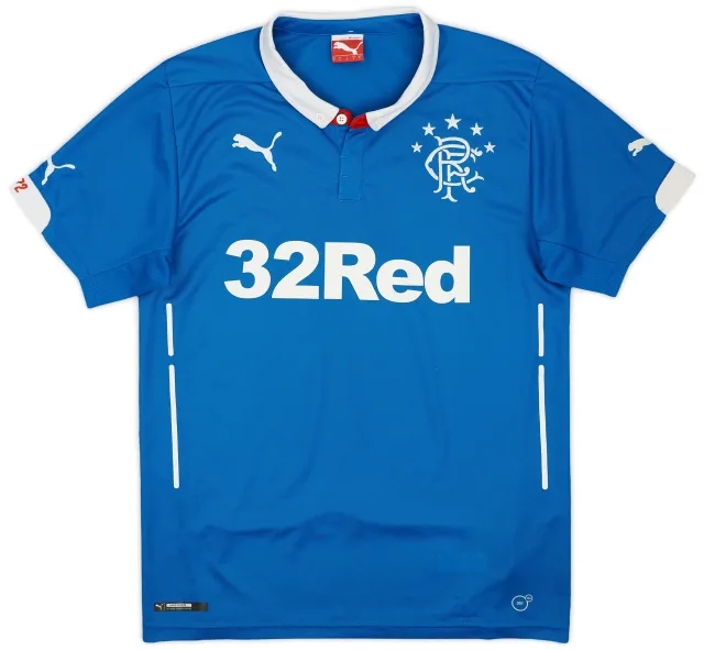 Puma 2014-15 Rangers Home Shirt - 9/10 - (S)