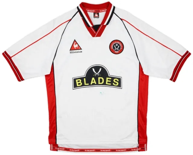 LeCoqSportif 1999-00 Sheffield United Away Shirt - 6/10 - (S)