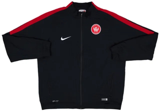 2014-15 Western Sydney Wanderers Nike Track Jacket - 9/10 - (XL)