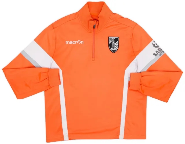 2017-18 Vitoria Guimaraes Macron 1/4 Zip Training Top - 5/10 - (XL)