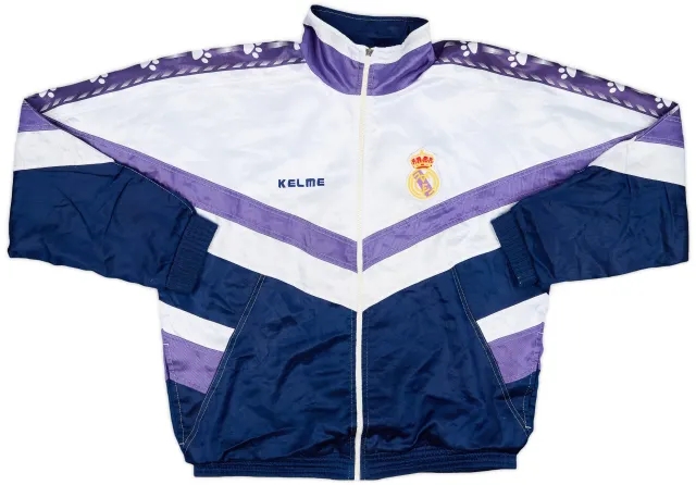 1994-96 Real Madrid Kelme Track Jacket - 8/10 - (XXL)