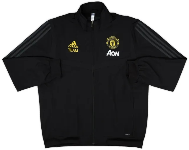2019-20 Manchester United adidas Staff Track Jacket - 9/10 - (L)