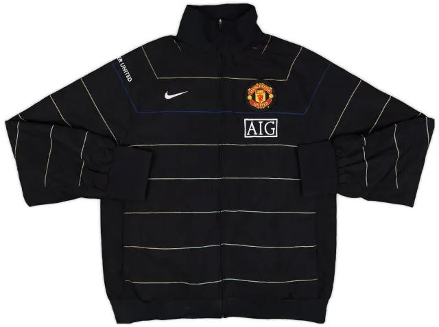 2008-09 Manchester United Nike Track Jacket - 8/10 - (M)