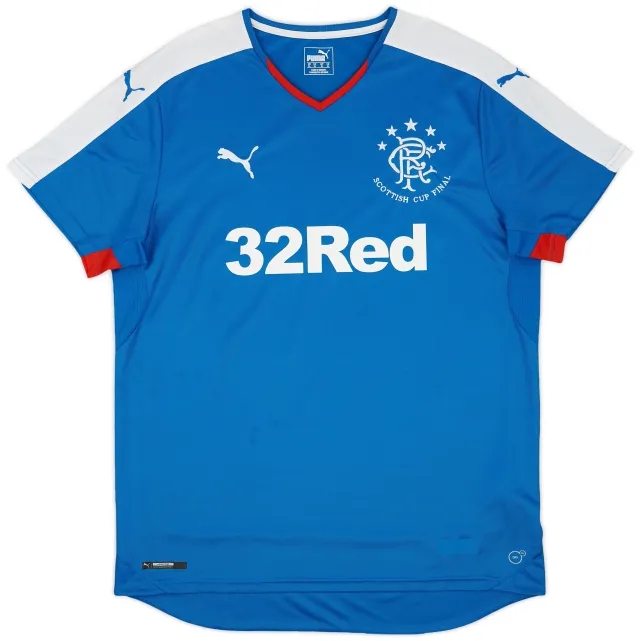Puma 2015-16 Rangers Home Shirt - 9/10 - (XL)