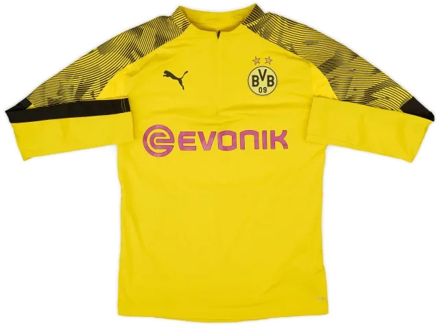 2019-20 Borussia Dortmund Puma 1/4 Zip Training Top - 5/10 - (S)