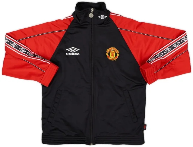 1998-00 Manchester United Umbro Track Jacket - 8/10 - (8-9 Years)